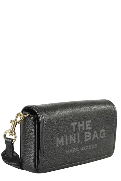 Marc Jacobs The Mini Bag Leather Crossbody Bag In Black