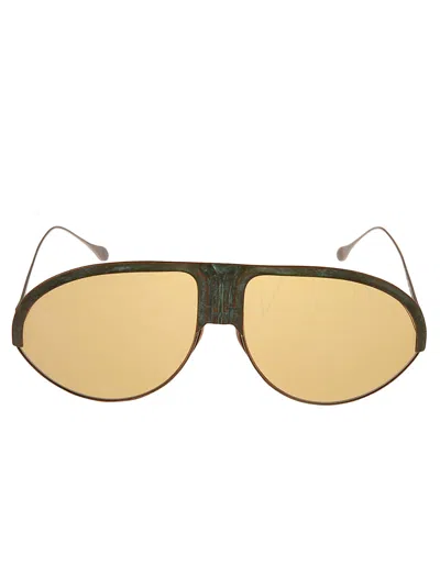 Rigards Darkside Titanium Sunglasses In Brown