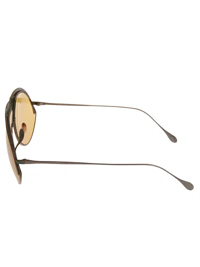 Rigards Darkside Titanium Sunglasses In Brown