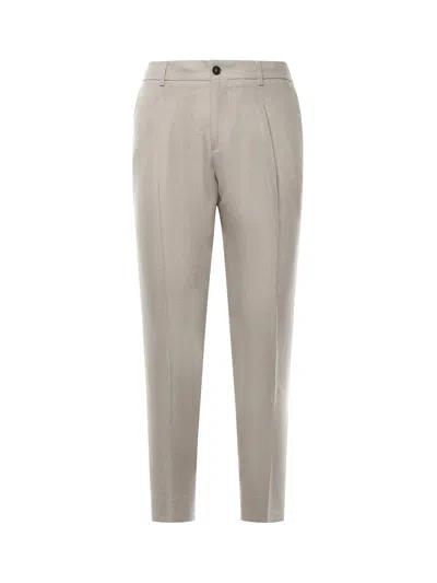 Be Able Edoardo Wool Blend Trousers In Sand