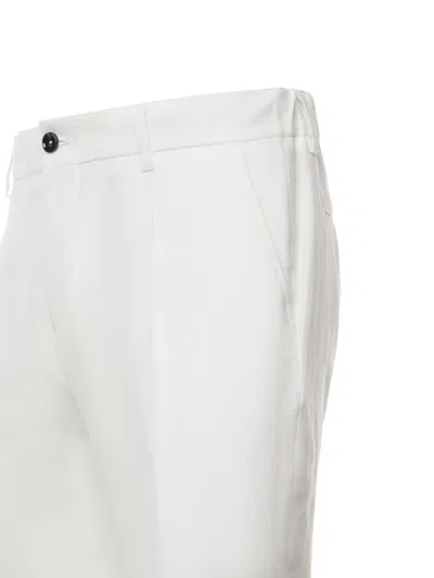 Be Able Tailored Linen Trousers In Animal Print