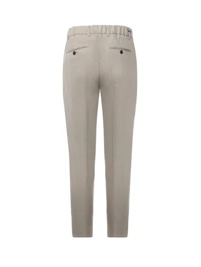 Be Able Edoardo Wool Blend Trousers In Sand