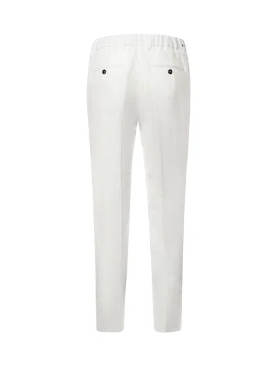 Be Able Tailored Linen Trousers In Animal Print