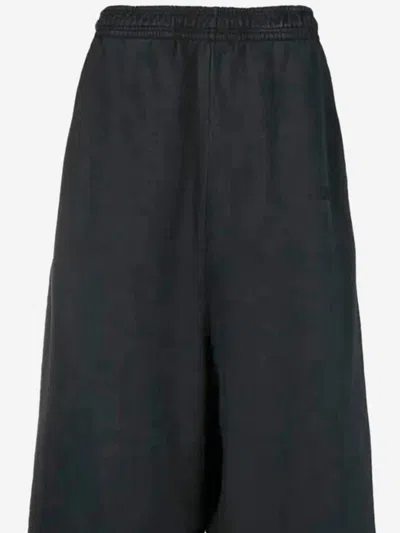 Vetements Cotton Blend Trousers In Black