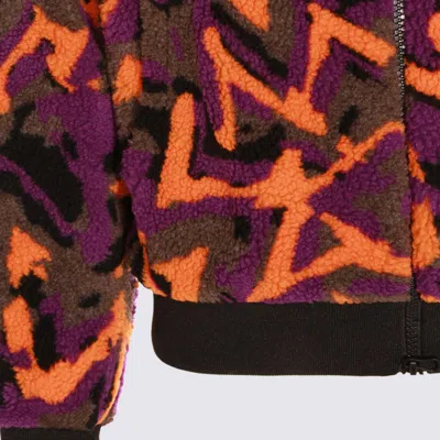 Mauna Kea Hooded Jacket With Zip Pocket And Ribbed Cuffs In Multi