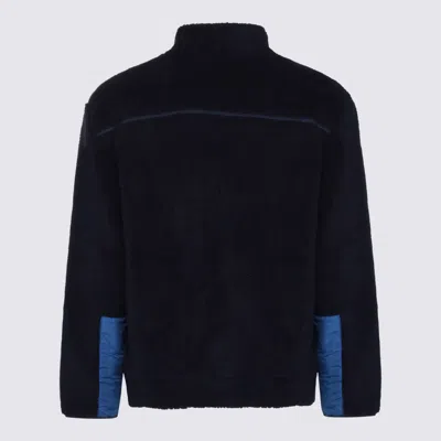 Mauna Kea Modern Jacket With High Collar And Pockets In Blue