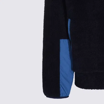 Mauna Kea Modern Jacket With High Collar And Pockets In Blue