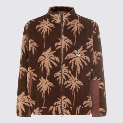 Mauna Kea Casual Jacket With Palm Tree Design In Black