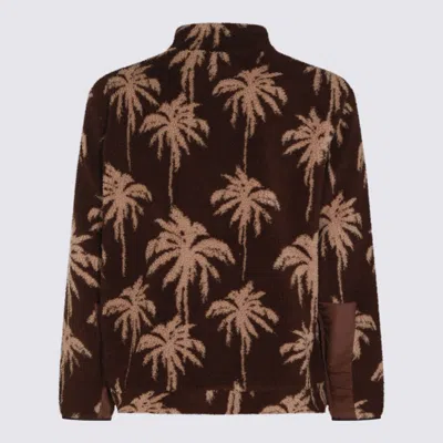 Mauna Kea Casual Jacket With Palm Tree Design In Black