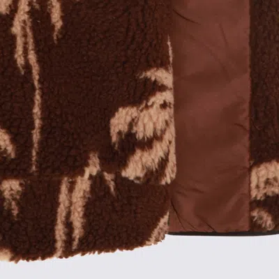 Mauna Kea Casual Jacket With Palm Tree Design In Black