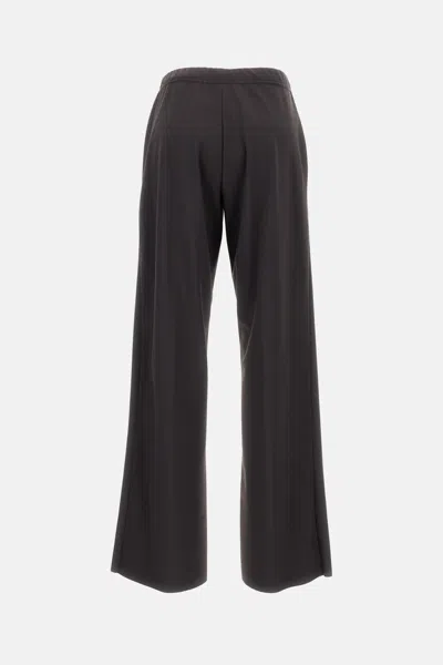Irie Elasticated-waist Straight-leg Trousers In Brown