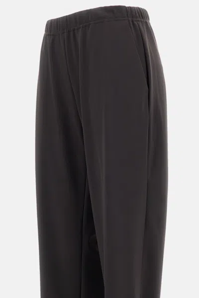 Irie Elasticated-waist Straight-leg Trousers In Brown