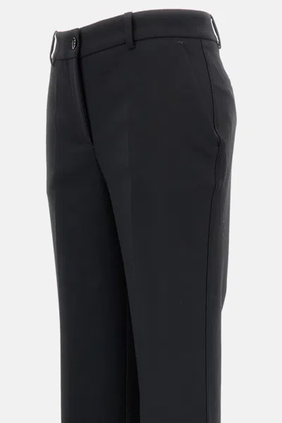 P.a.r.o.s.h Sallia Bi-stretch Trousers In Black