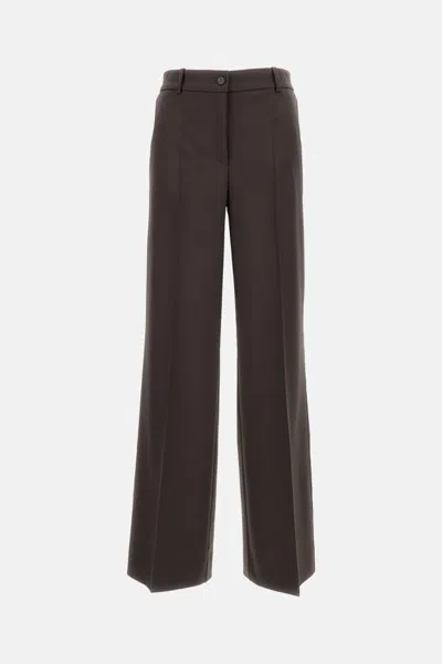 P.a.r.o.s.h Sallia Bi-stretch Trousers In Animal Print