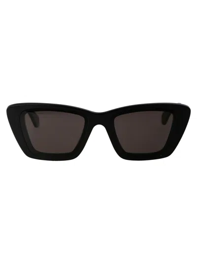 Alaïa Alaia 00 Black Black Grey Acetate Sunglasses In Black