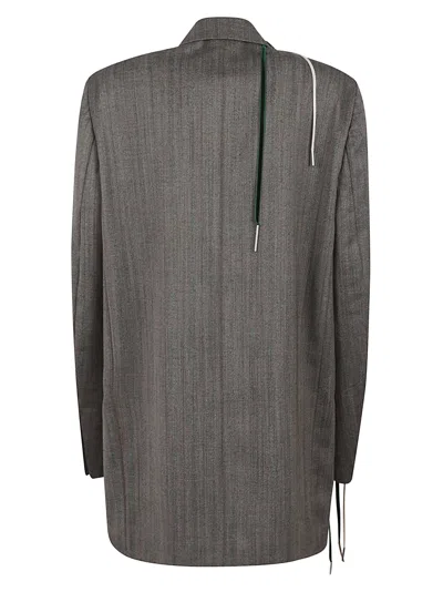 Dries Van Noten Blink Blazer In Gray
