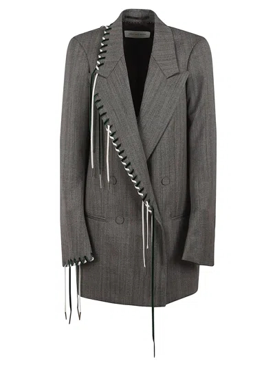 Dries Van Noten Blink Blazer In Gray