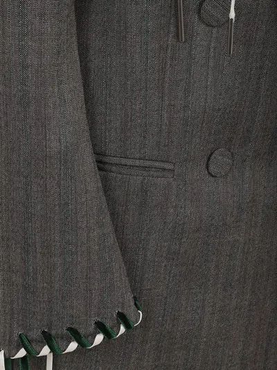 Dries Van Noten Blink Blazer In Gray