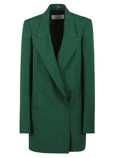 Dries Van Noten Blanchets Jacket In Green