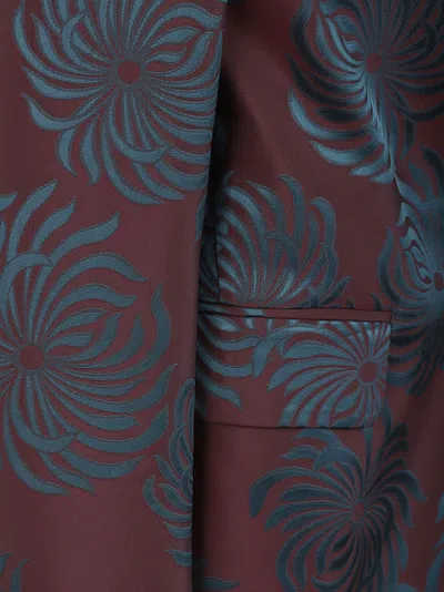Dries Van Noten Lapel Jacket In Metallic