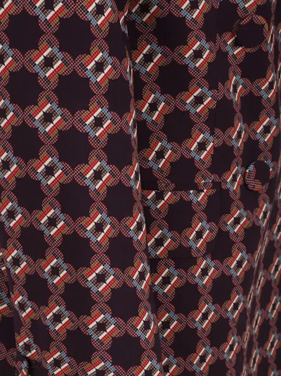 Dries Van Noten Lapel Jacket In Multi