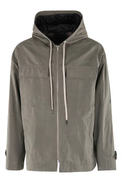 Department Five Strange Hooded Pocket Jacket In Green