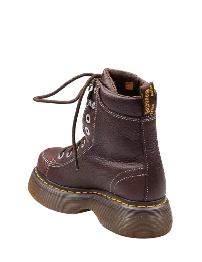 Dr. Martens Buzz 8i 8-eye Leather Ankle Boot, Brown In Brown