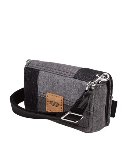Marc Jacobs The Mini Bag In Denim Fabric Color Black