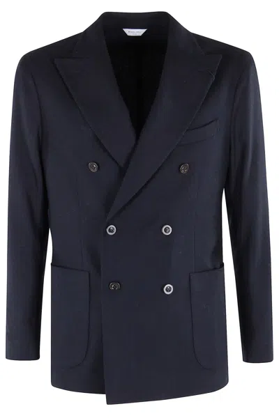 Boglioli Giacca Doppio Petto In Blue