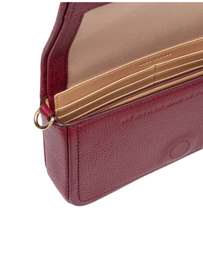 Marc Jacobs The Mini Bag In Cherry Color Leather In Red