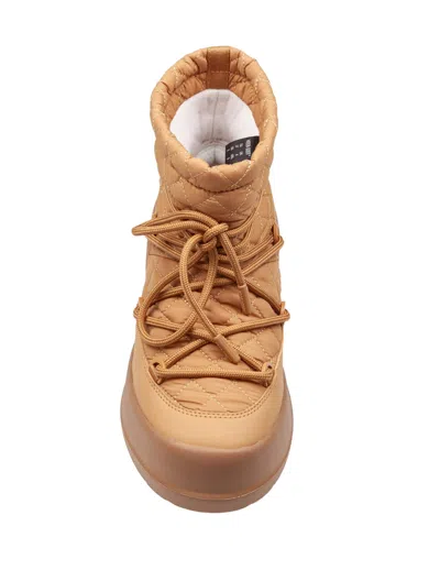 Moon Boot Quilted Half-moon Mid Boot, Sand In Brown