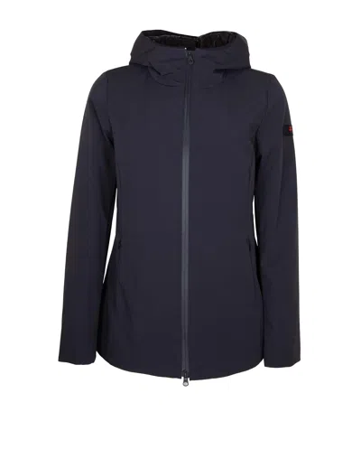 Peuterey Farquar Jacket In Bi-stretch Nylon In Black In Multi