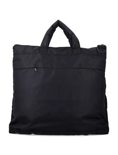 Y-3 Nbhd Padded Nylon Tote Bag In Black