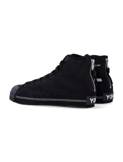 Y-3 Nizza Hi Sneakers By Neighborhood In Black