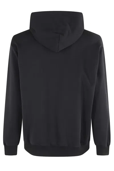 A Paper Kid Logo-embroidered Hoodie In Black