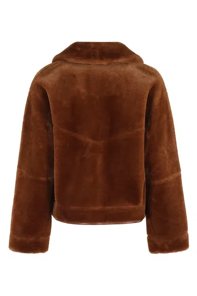 Urbancode Reversible Toffee Wool-blend Jacket In Brown