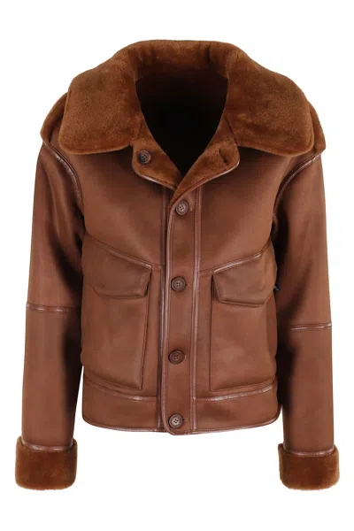 Urbancode Reversible Toffee Wool-blend Jacket In Brown