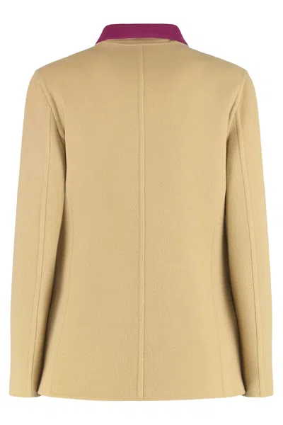Alberta Ferretti Reversible Coat In Neutral