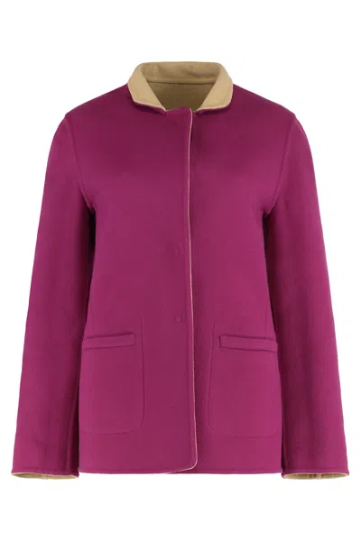 Alberta Ferretti Reversible Coat In Neutral