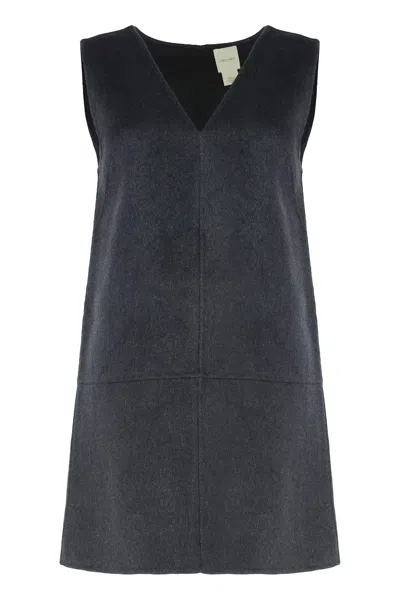 Calvin Klein I Live In A Double-faced Wool Coat. In Gray