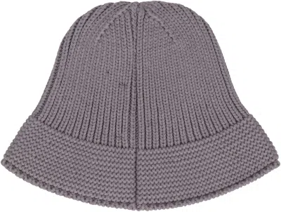 Y-3 Fisherman Hat With Logo In Gray