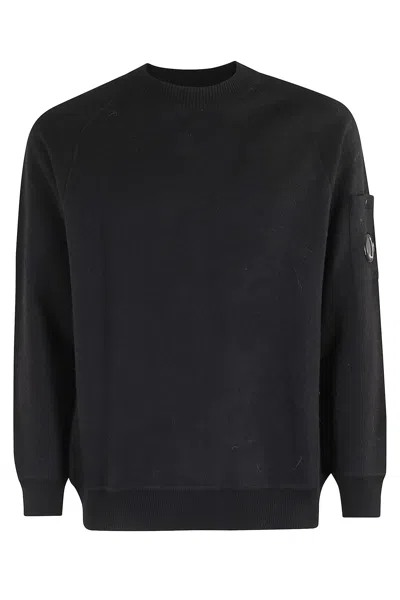 C.p. Company Knitwear Crew Neck In Black