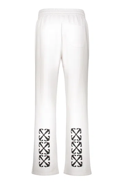Off-white Versatile White Pants With Modern Design In White