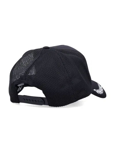 Y-3 -n Embroidered Trucker Cap In Black