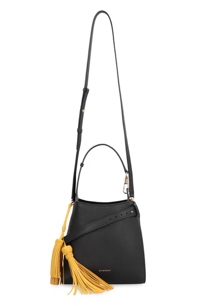 Givenchy Hobo Belted Mini Leather Bag In Black