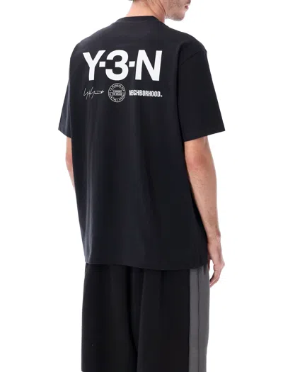 Y-3 Nbhd Oversized Frog Graphic Cotton T-shirt In Black