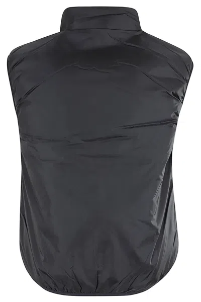 Aspesi High-necked Padded Vest In Blue