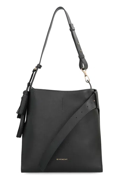Givenchy Medium Belted Hobo Bag In Leather In Black