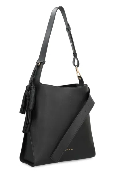 Givenchy Medium Belted Hobo Bag In Leather In Black