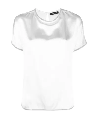 Fabiana Filippi Round-necked T-shirt In White